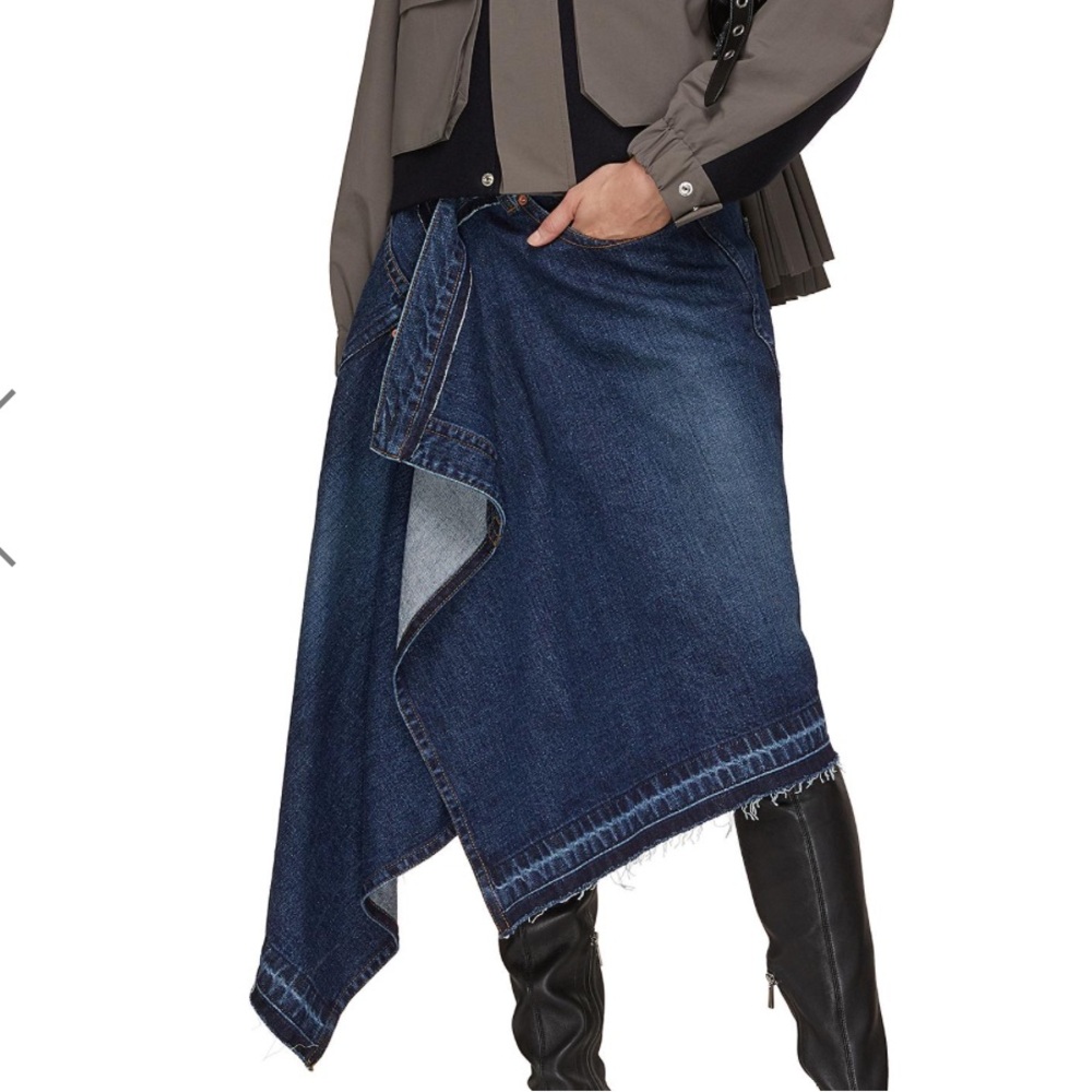SACAI
ASYMMETRICAL DENIM SKIRT 2JP M - Picture 3 of 7